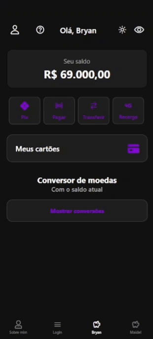 Imagem do Projeto em React Native